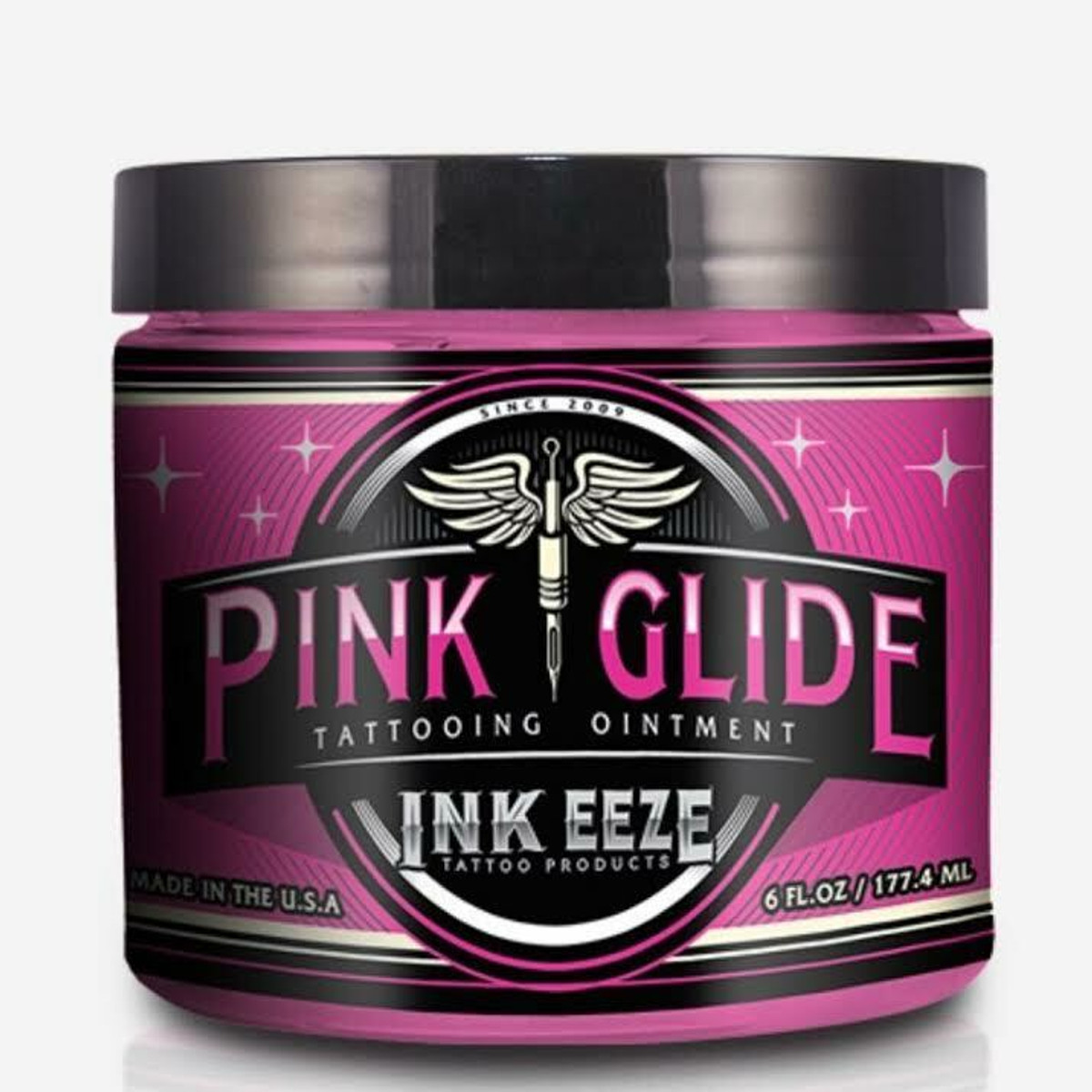 INK-EEZE Pink Glide Tattoo Ointment 6oz