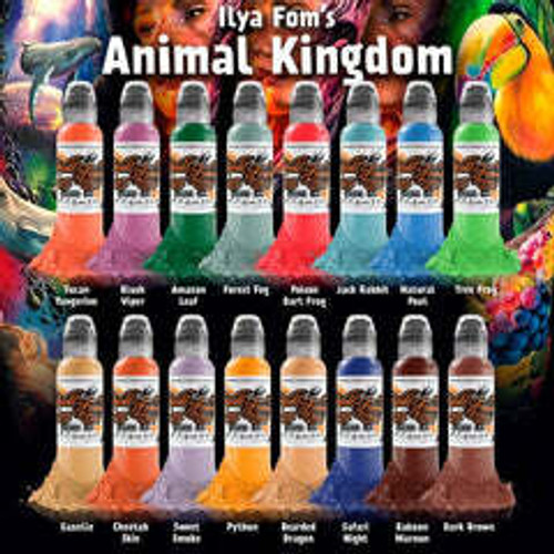 WORLD FAMOUS ILYA FOM'S ANIMAL KINGDOM 16 COLOR SET