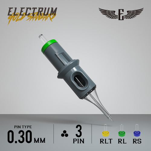 Electrum Gold Standard Needle Cartridge - Round Liner Super Tight