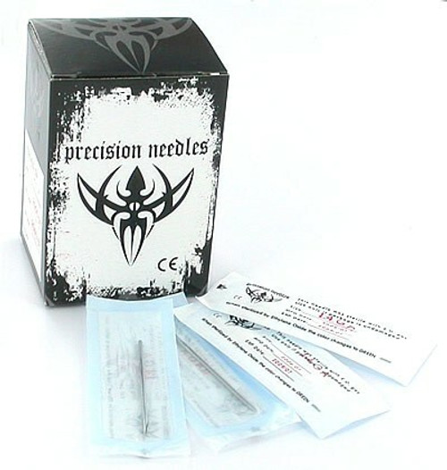16g Sterilized 2" Straight  Body Piercing Needles - Box of 100