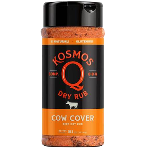 The best way to describe this rub would be red and rich. With the distinctive taste of chili pepper, garlic and onion, sugar and paprika, this scrumptious spice combo is the premier way to get that perfect pop of flavor out of your red meat. Whether you're cookin' up T-bones, burgers or even London broils, Cow Cover is the best way to get the most flavor from your beef.