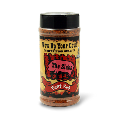 Nice blend of spices to really "WOW" your Brisket. No overly garlicy, salty or peppery.  Great flavor for all cuts of beef.  Contains: salt, spices, sugar, MSG, dehydrated garlic, paprika, onion, natural flavors (including some), corn starch, lemon peel granules, citric acid, turmeric, less than 2% of silicon dioxide & tricalcium phosphate to prevent caking.  Available in 12 oz Shakers and 5 Pound Bags.