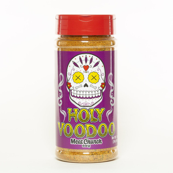 Holy Voodoo is great on poultry, ribs, vegetables and more. It is fantastic on both fried and smoked turkeys. Meat Church Ambassadors have already been winning ribs and chicken in competition with this seasoning as well. 



This savory rub has a Cajun influence and a Texas jalapeño kick! Great for poultry, pork, vegetables and more!