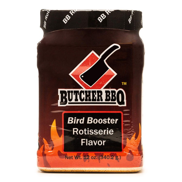 Injecting chicken will instantly giving you moisture and flavor deep in the chicken, with out all the mess you get with soaking. The Original Flavor Bird Booster has the richest chicken base flavor you can find. Along with the perfect amount of butter this can be used for your every day cook or your holiday meal.

Our Bird Booster Chicken injection is the best injection on the market and comes with a free scoop in every jar. Bird Booster injection was used to win the 1st World Food Barbeque Championships. Injecting chicken is an easier way to get a deep natural flavor and moisture in the meat, without the mess of soaking in a brine. Pinpoint flavor right where the judges taste it. It also helps against over cooking small pieces where the window of over doneness and drying starts. We have been able to get you the all moistness and flavor in a bag that anyone can use.

Mix 1/4 cup of Bird Booster with 2 cups of water. Use a kitchen injector and inject thru out the white meat or dark meat. Be sure to get it all the way to the bone. While injecting be sure to move the needle around the meat. This amount of product will do 10 pounds of meat.

A 12oz bag will do well over 70 pieces of chicken.