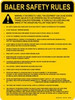 Decal Baler Saftey Rules