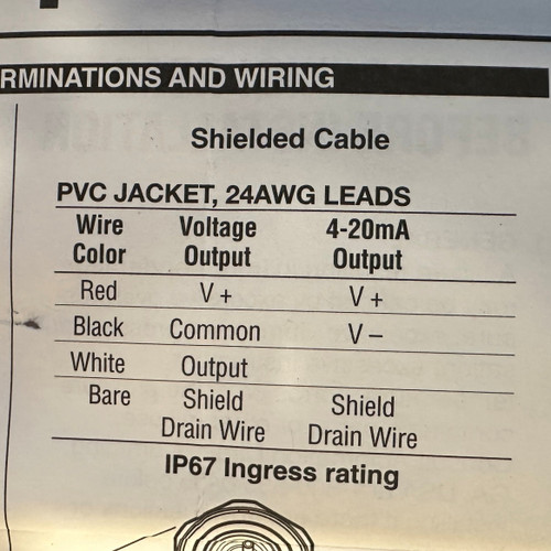 Pressure Transducer 0-10v 0-3000psi