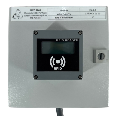 Horizontal Compactor Control Panel RFID Control Panel for Trash Compactors.