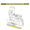 Sticker Keep Clear Bottom Side A&B