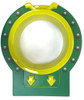 Round Green and Yellow Vacuum Window for Choo Choo Train (CT1-FP-02A-R0)(OBSOLETE)