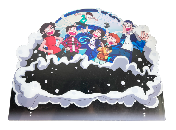 Front light box acrylic header A (CB-fheader-A)