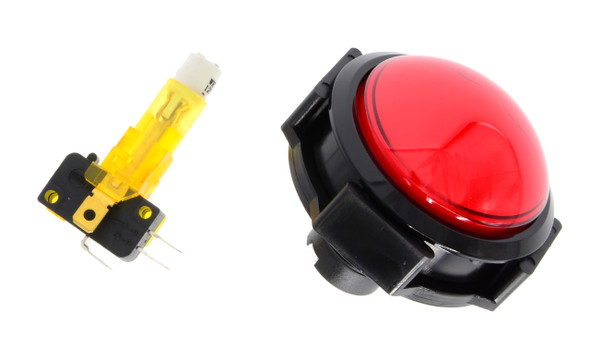 Small Red Start/Stop Push Button Assembly (EA0547)