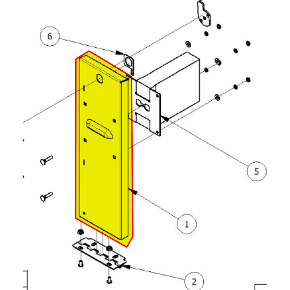 TICKET DOOR for HYPERshoot (HSH-FM-035-R3)