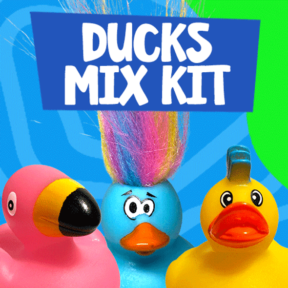 2" Rubber Duck Mix (Carton of 500pcs)