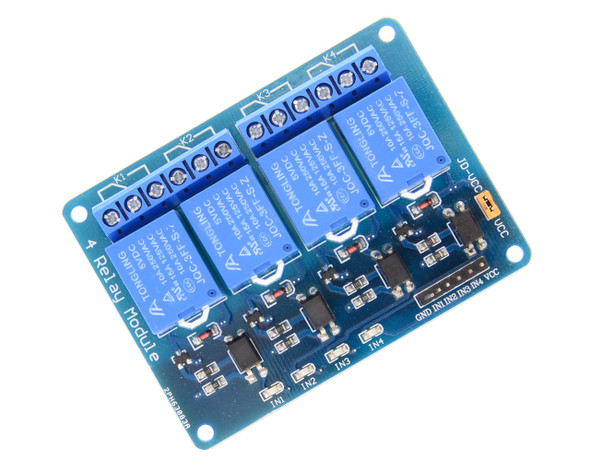 4-Channel Relay with Optocoupler for Virtual Rabbids (BA0016)