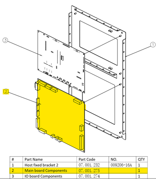 Rick and Morty IO board component  (07.001.275)