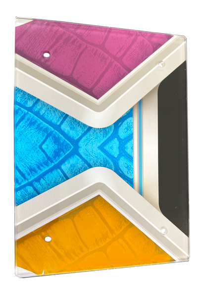 Console small decorative panel(orange purple) for Kaiju Rampage (1.7.IG48-0130)