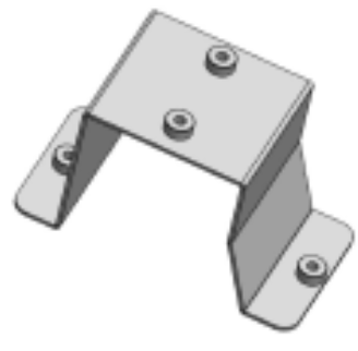 Tornado Dual Ball Exit Fixing Bracket