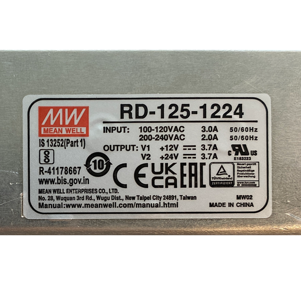 Power supply (RD-125-1224) for Wonder Claw Mini (30.0800021)