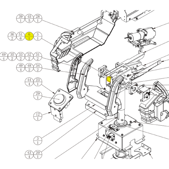 Body Stop Block Axis