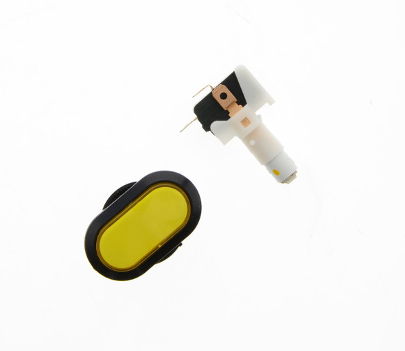 Oval Yellow Push Button for Color Match (EA1454)(OBSOLETE)