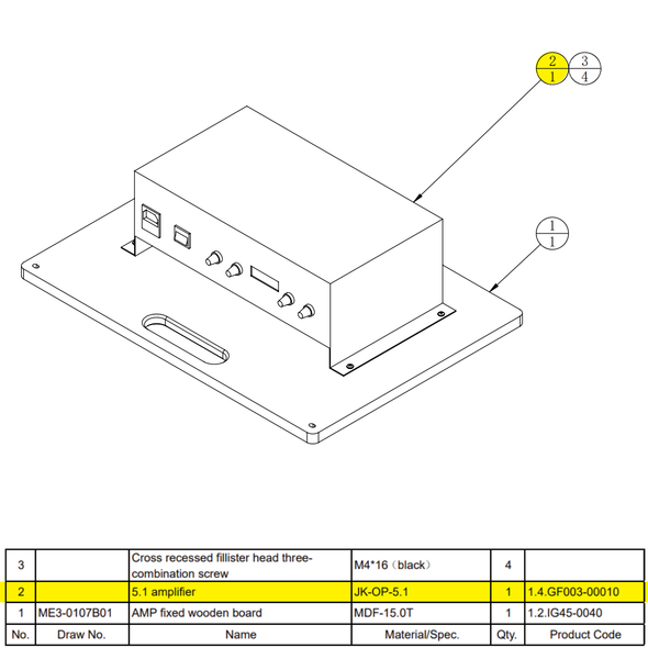5.1 amplifier for Kaiju Rampage (1.4.GF003-00010)
