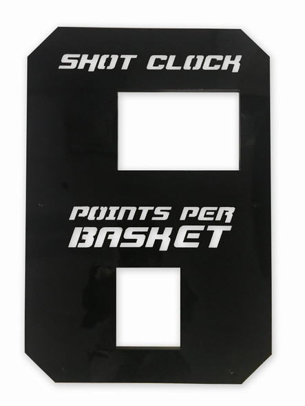 Back Board with Stencil Cutout for HYPERshoot (HSH-SA-022-R1)