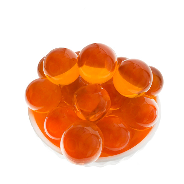 Big Orange Pearls for Pearl Fishery, Bag of 48 Balls (PMPF0015)