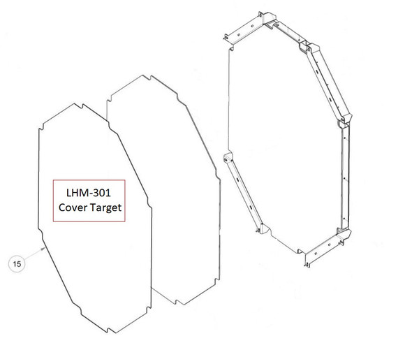 Cover Target for HYPERpitch (OBSOLETE) (HP-FP-040-R0)