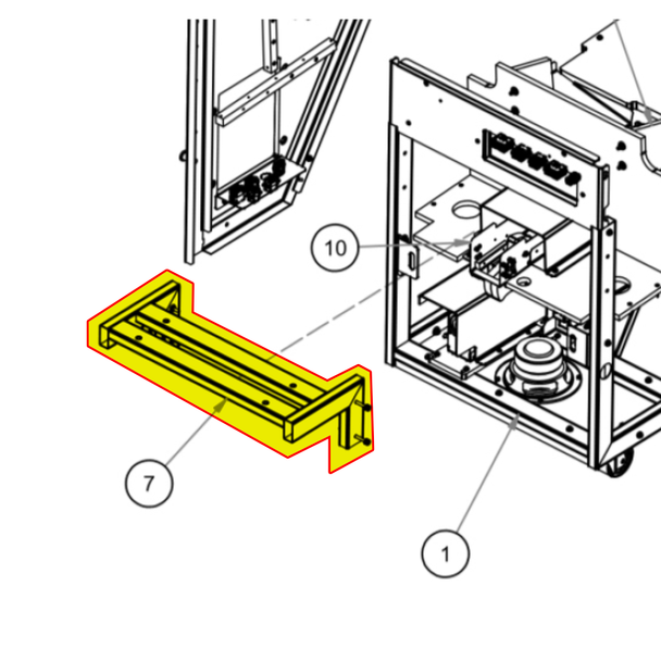 Hardware Assembly, Assy Pipe Front Rienforce 2 Hyperpitch (HP-ASSY-61-R0)