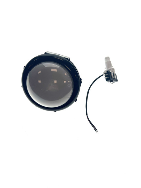 Convex circular button with light (including lamp holder and SMD tri-color LED)(1.4.AJ320011)
