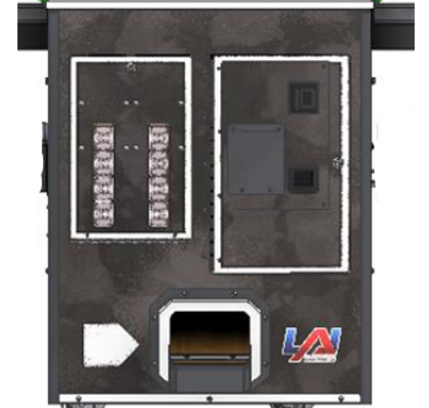 Cabinet Panel Door  with sticker Hyperpitch (HP-FW-006-R1)