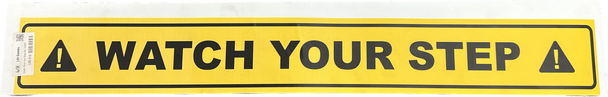 "Watch Your Step" decal for Speed of Light (344046)