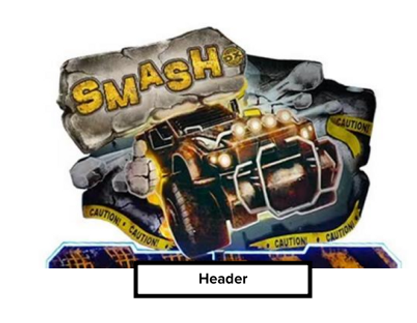 Full header assembly (single player) for Smash DX (1.WJ.YZ.0149)