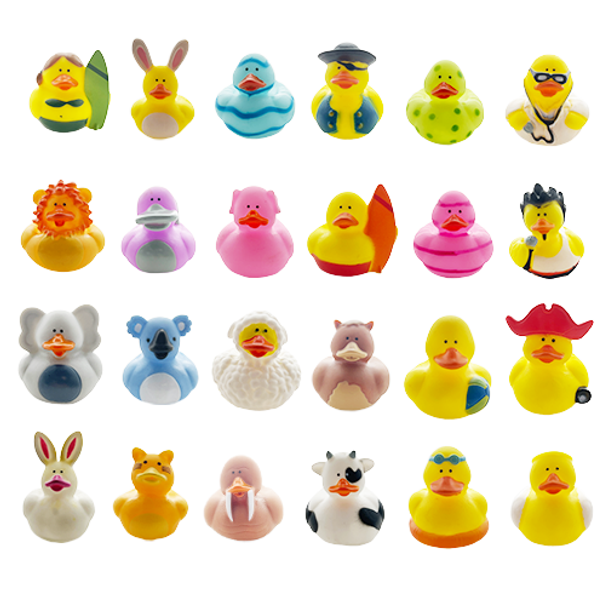 2" Rubber Duck Mix (Carton of 500pcs)