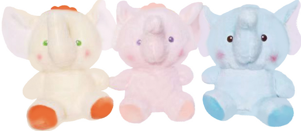 Elephant with Crown 8" Plush (Pack of  20pcs)