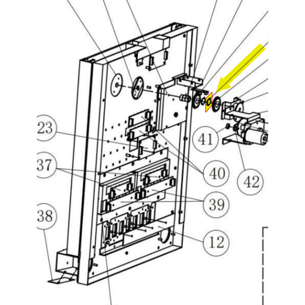 15 Outer circlips (come in 2 pieces a sets) for Pearl Fishery (01.021.011)