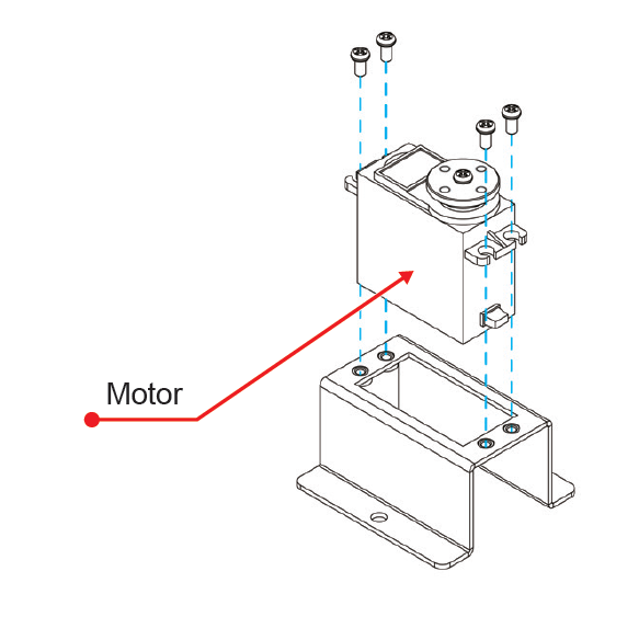 GP Coin Gun Left/ Right Motor for Galaxy Hunter (01.009.109)