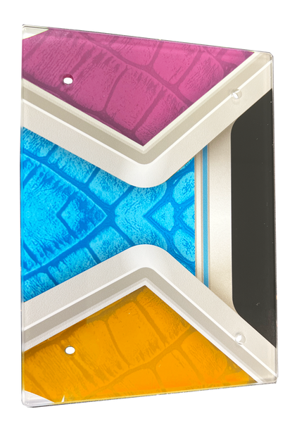 Console small decorative panel(orange purple) for Kaiju Rampage (1.7.IG48-0130)