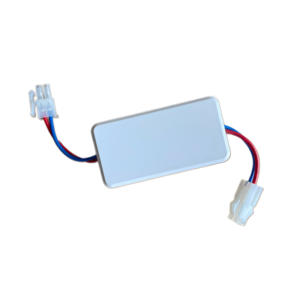 Left Door Outer door airflow restrictor (white box)