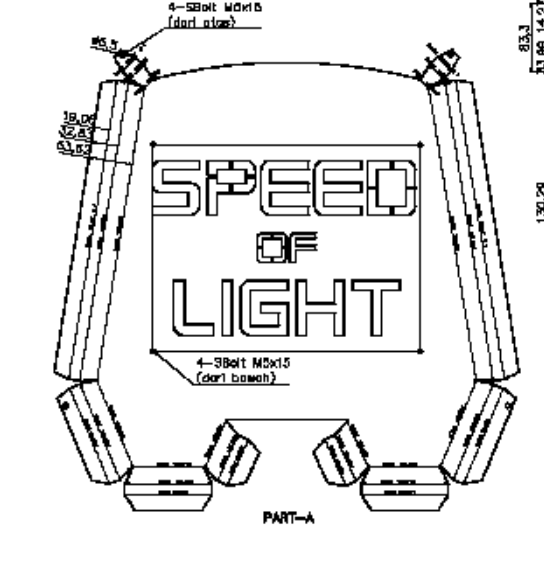 Front Main Header for Speed of Light (SOL-FM-08-R1)