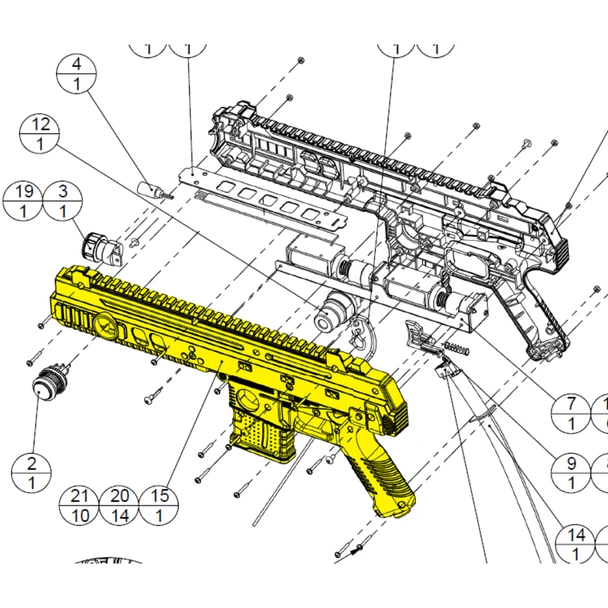 Gun cover Right