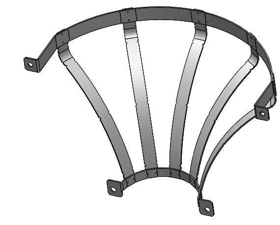 Pinboard back light bracket