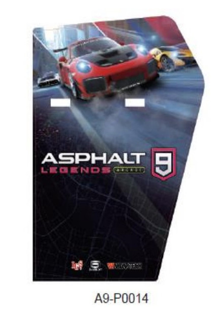 Light side decal for Asphalt 9-P0014 (1.7.IG39C00180)