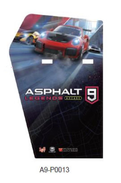 Right side decal for Asphalt 9-P0013 (1.7.IG39C00170)