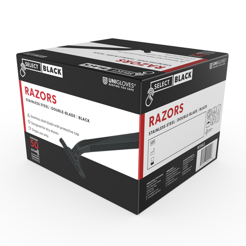 Select Black Razors: Double Blade Black Razor