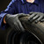 Grabber Black Nitrile gloves