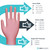 Rose Pearl Nitrile gloves