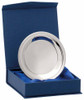 H327 Nickel Plated Plain Silver Tray that includes a FREE presentation box