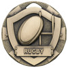 50mm Bronze Embossed Rugby Medal available in Gold Silver and Bronze