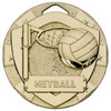 50mm embossed netball gold silver and bronze medals with free engraving